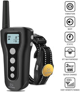 Peteme Dog Training Collar Rechargeable with Beep/Vibra/Electric Shock ,100% Waterproof Training Collar, Up to 1200Ft Remote Shock Electric Collar